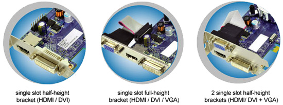 HIS 5450 Silence 1GB DDR3 PCI E DVI HDMI VGA HD 5400 Series